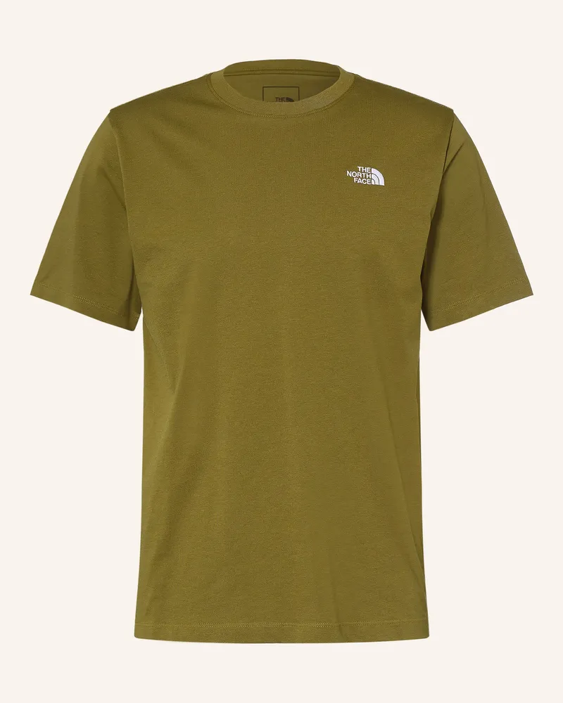 The North Face T-Shirt Evolution Simple Dome gruen Oliv