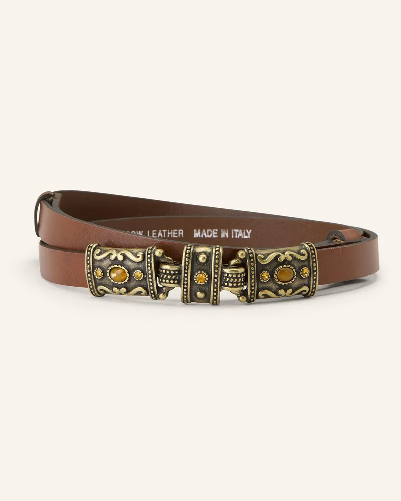 ba&sh Ledergürtel BARA Braun