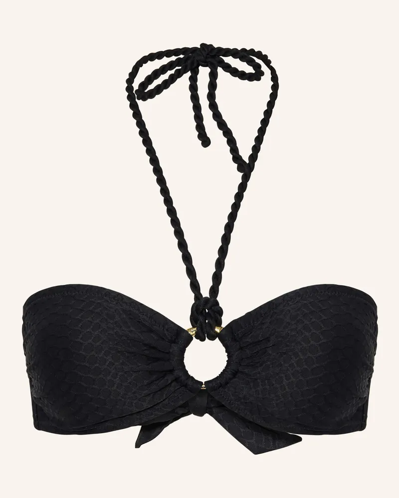 Heidi Klein Bandeau-Bikini-Top METEORA Schwarz