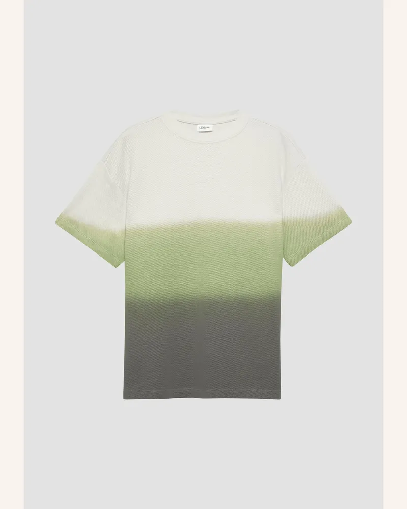 S.Oliver T-Shirt gruen Oliv