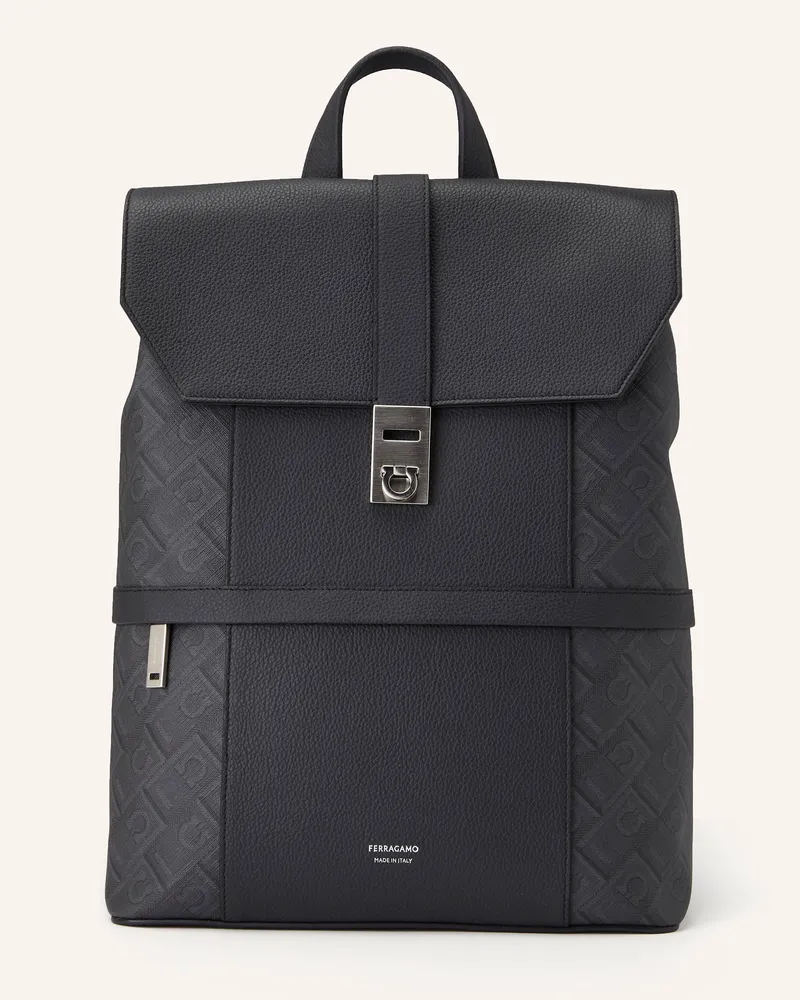 Ferragamo Rucksack Schwarz