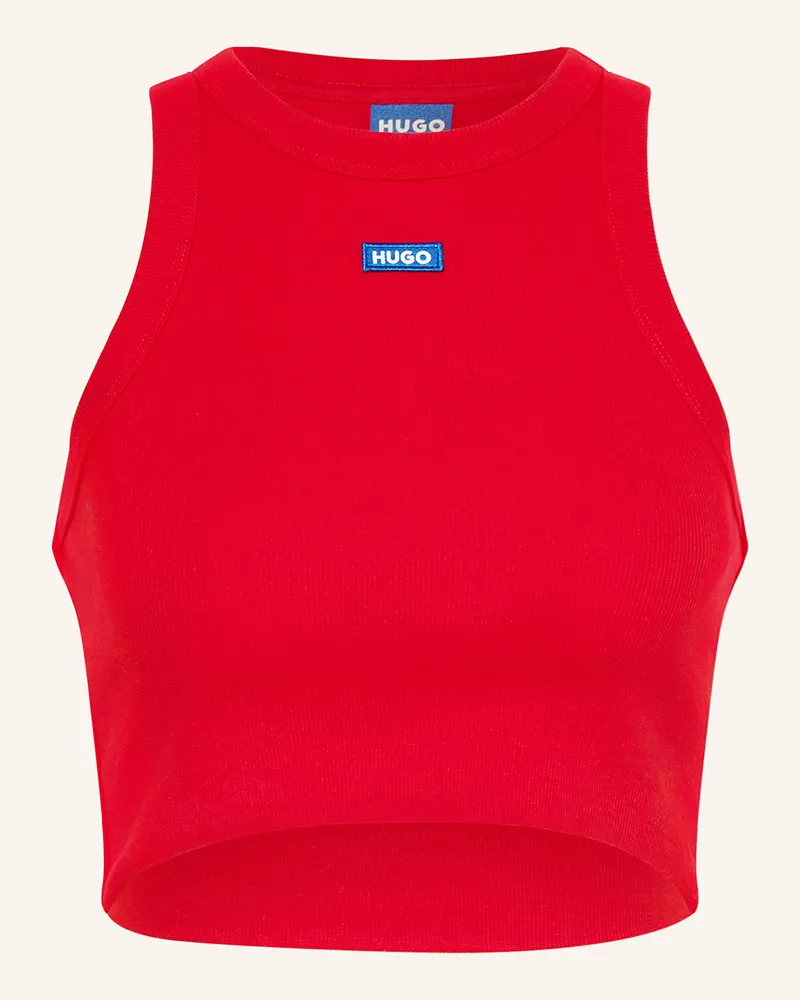 HUGO BOSS Cropped-Top BABY TANK Rot