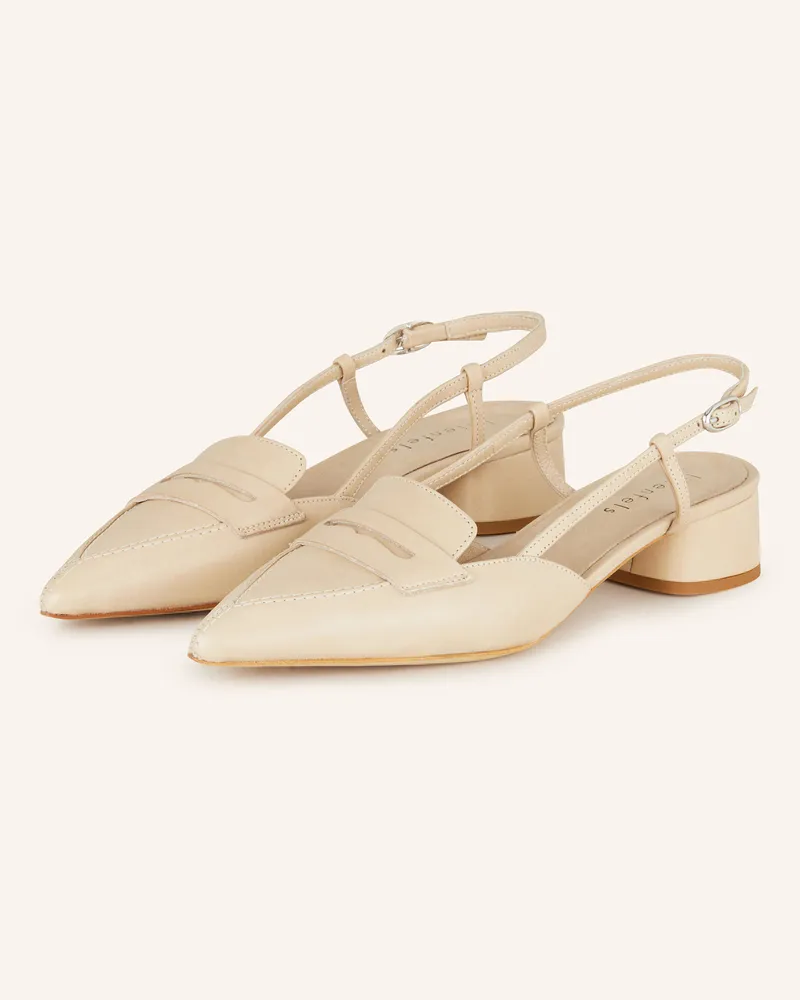 lilienfels Slingpumps Beige