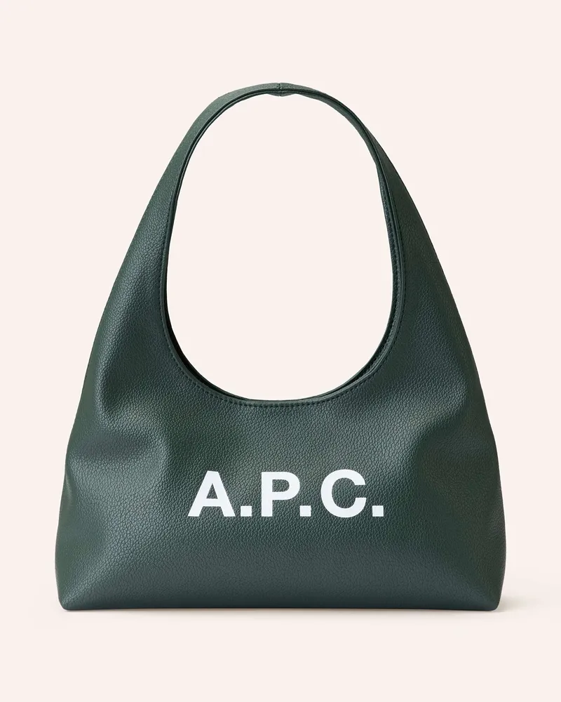 A.P.C. Schultertasche BABY NINON Grün