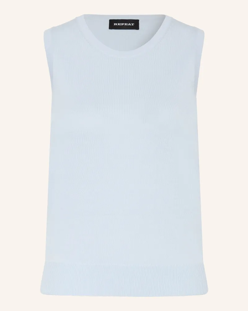 Repeat Stricktop Hellblau