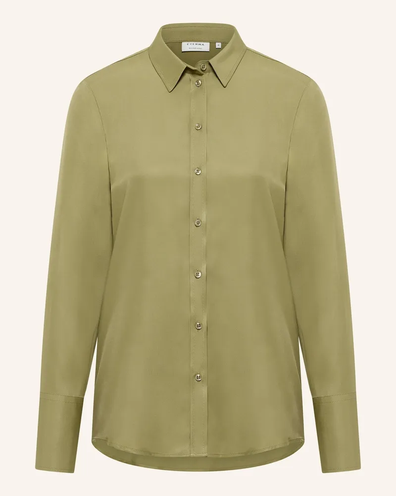 Eterna Hemdbluse Oliv