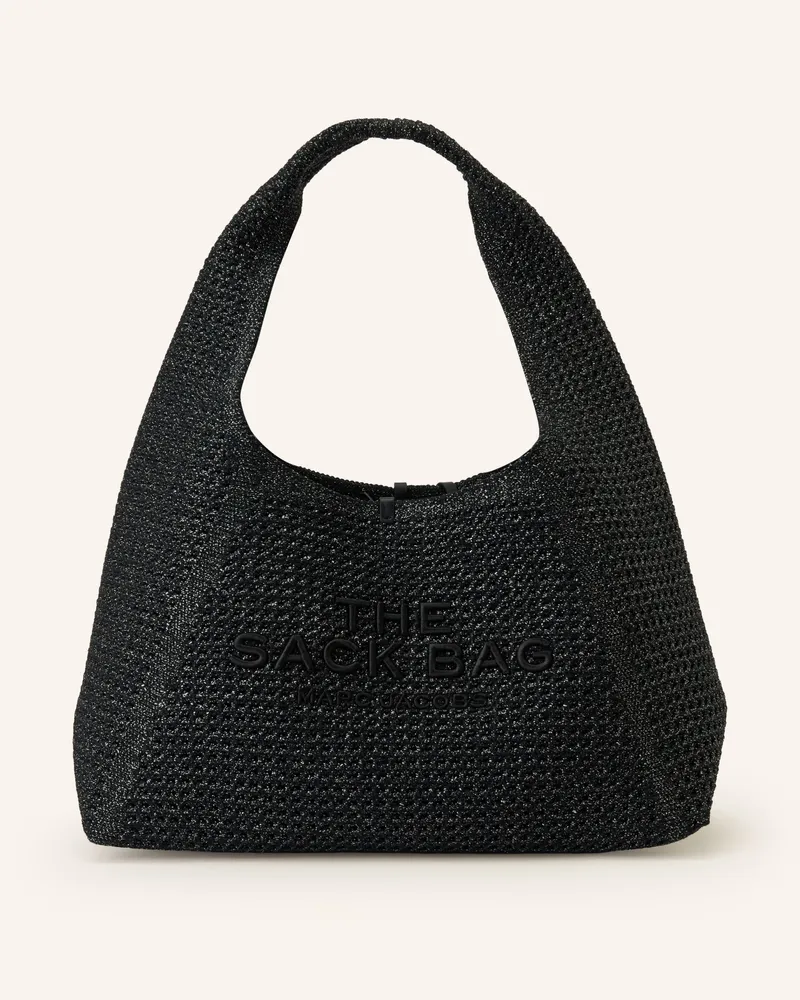 Marc Jacobs Beuteltasche The Crochet Sack Bag schwarz Schwarz