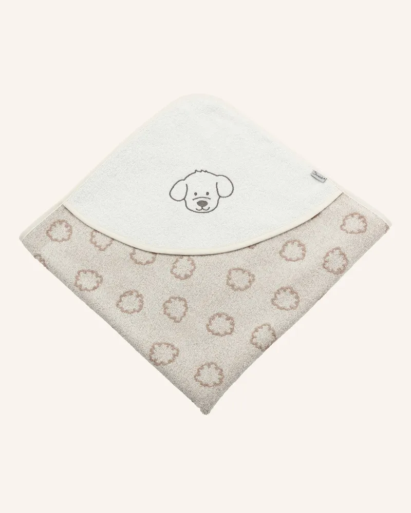 Sterntaler Kapuzenbadetuch 80x80 Lucky Beige