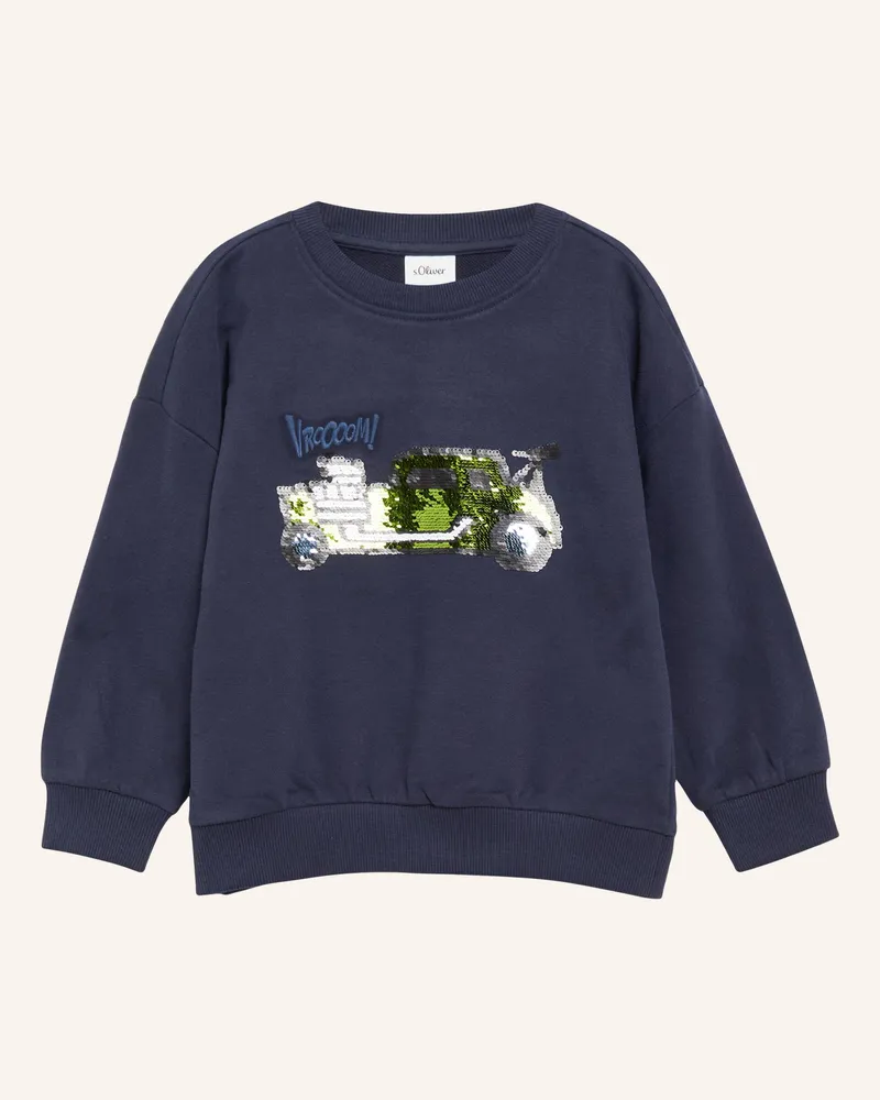 S.Oliver Sweatshirt blau Blau