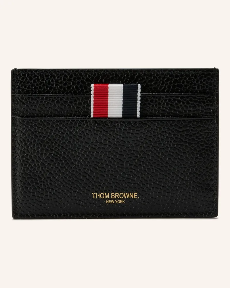 Thom Browne Kartenetui schwarz Schwarz