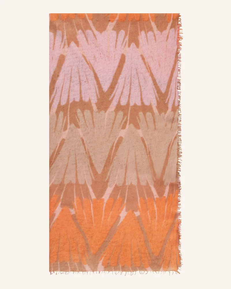 Puschoen Cashmere-Schal MAYA Hellbraun