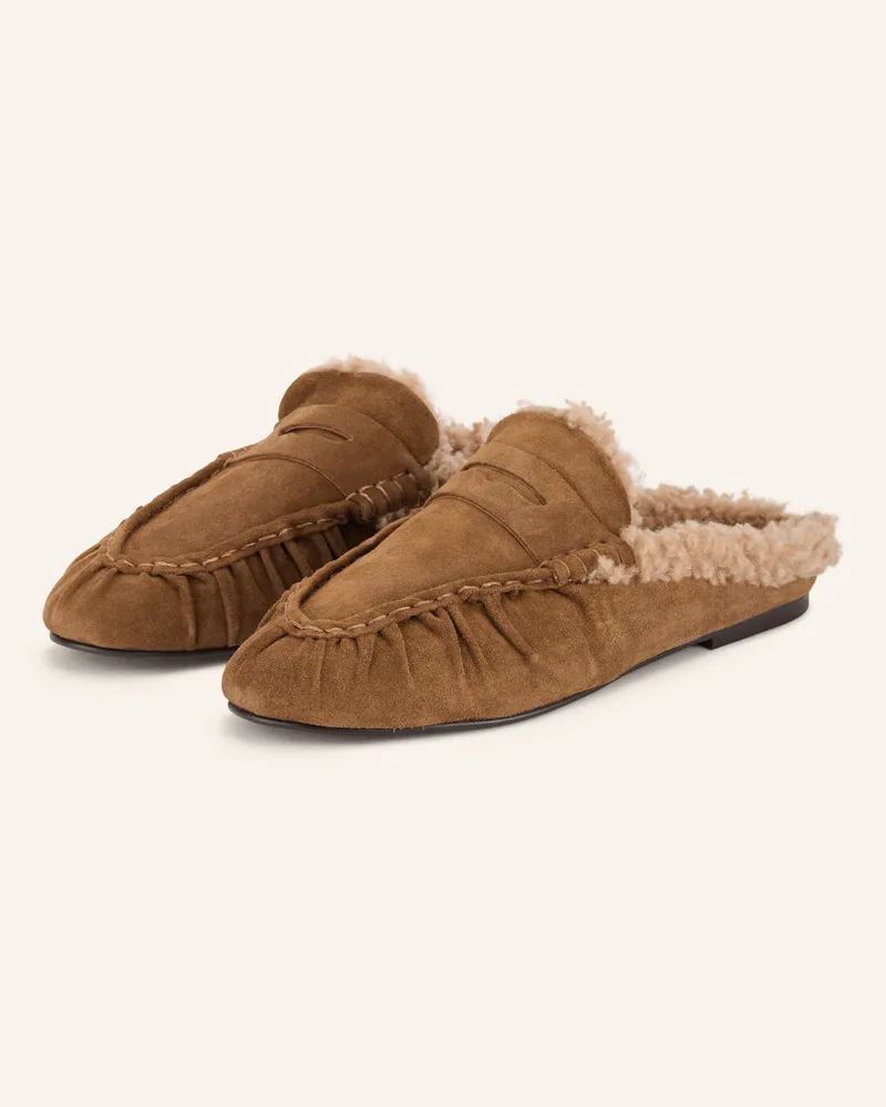 TORAL Mules Piper braun Cognac