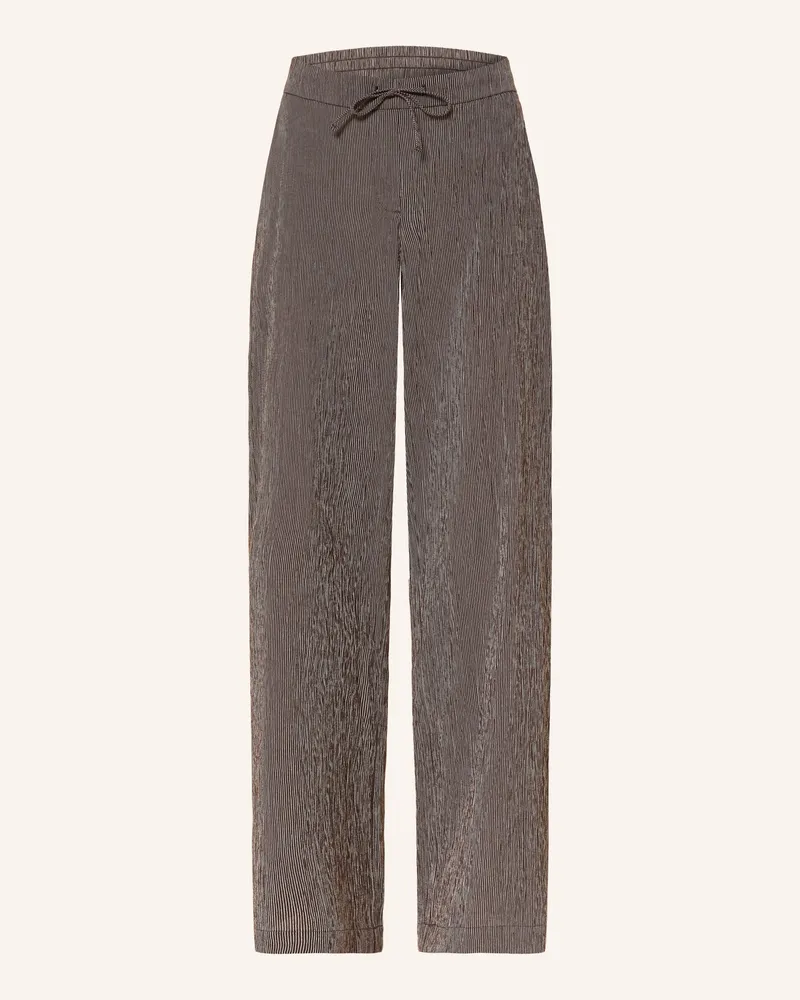 OPUS Marlenehose Melane braun Dunkelbraun