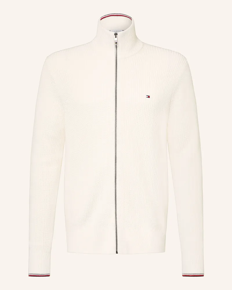 Tommy Hilfiger Strickjacke weiss Weiss