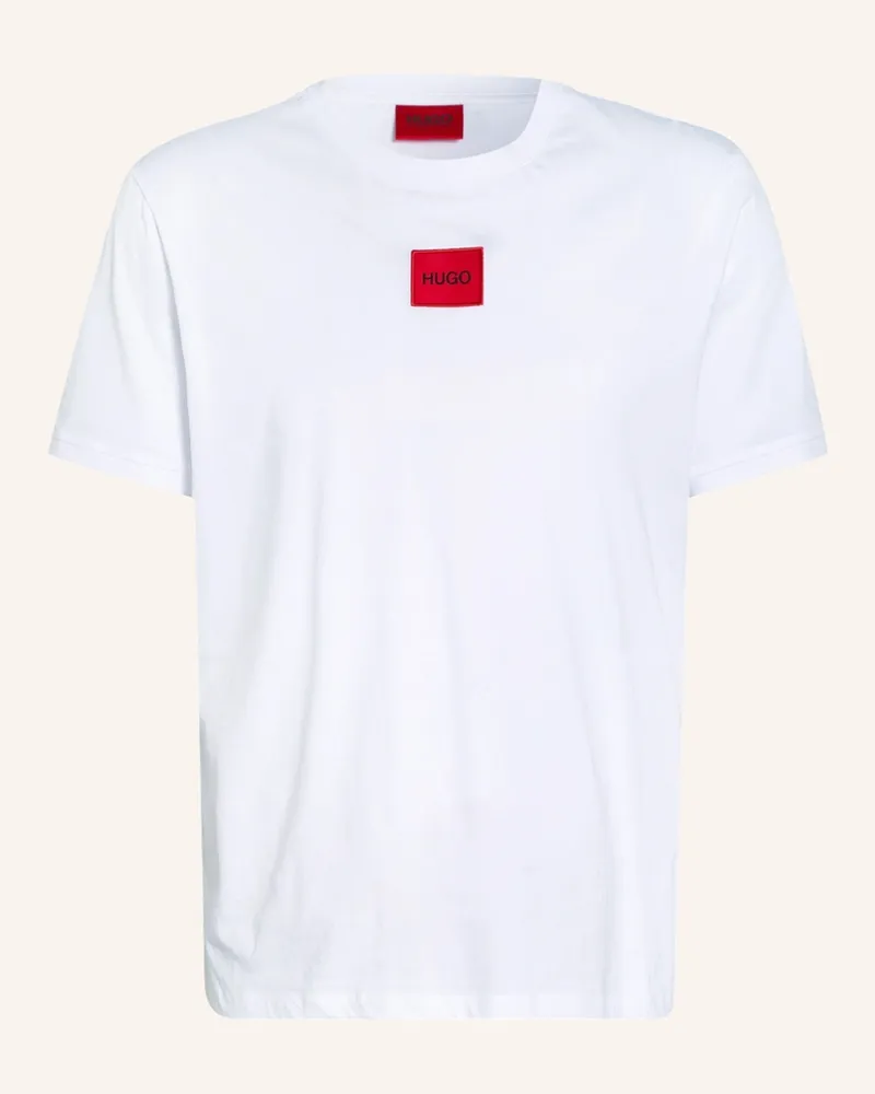 HUGO BOSS T-Shirt diragolino212 weiss Weiss