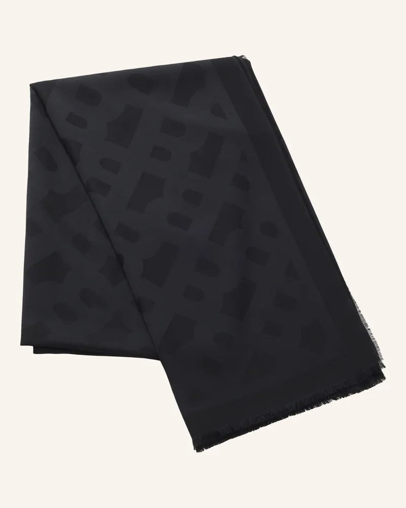 HUGO BOSS Gewebter Schal Monyque_100*200 schwarz Schwarz