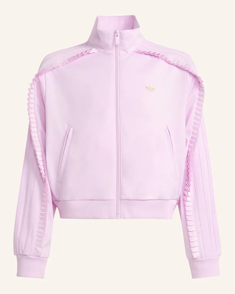 adidas Firebird Track Top, Locker Geschnitten, Kurz pink Rosa