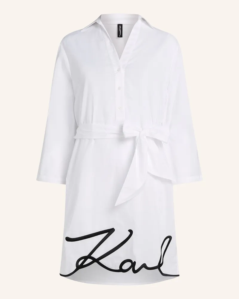 Karl Lagerfeld Strandkleid Weiss