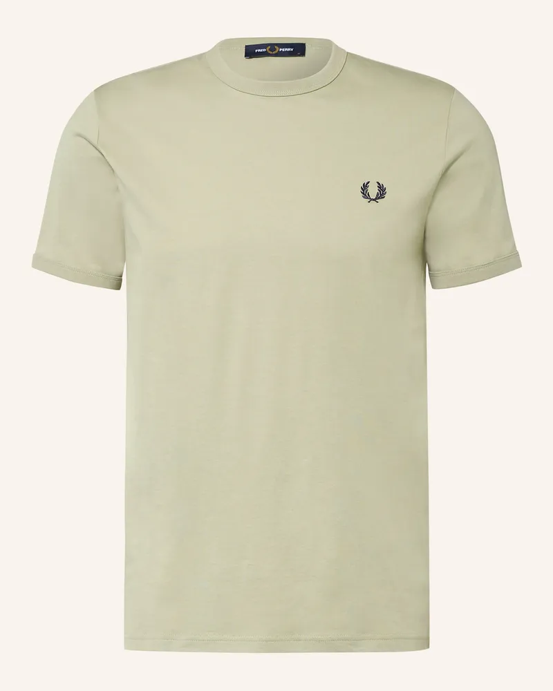 Fred Perry T-Shirt gruen Hellgrün