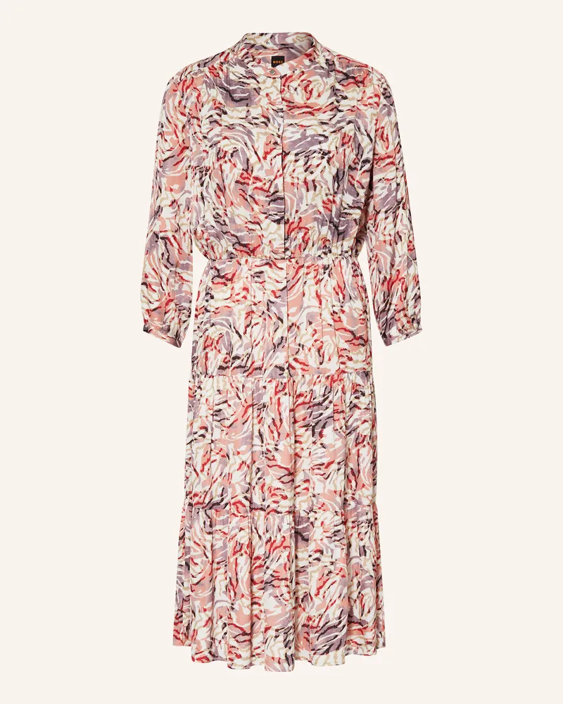 HUGO BOSS Kleid DENDANTA mit 3/4-Arm Hellrosa