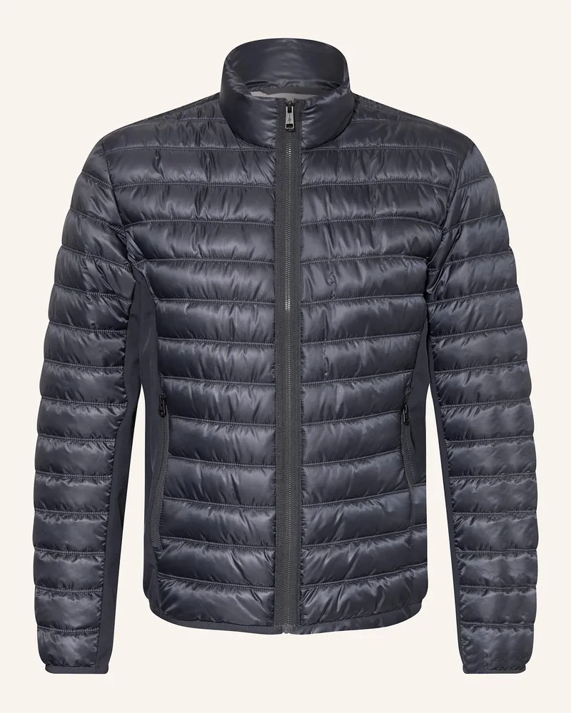 Marc O'Polo Steppjacke im Materialmix Dunkelblau