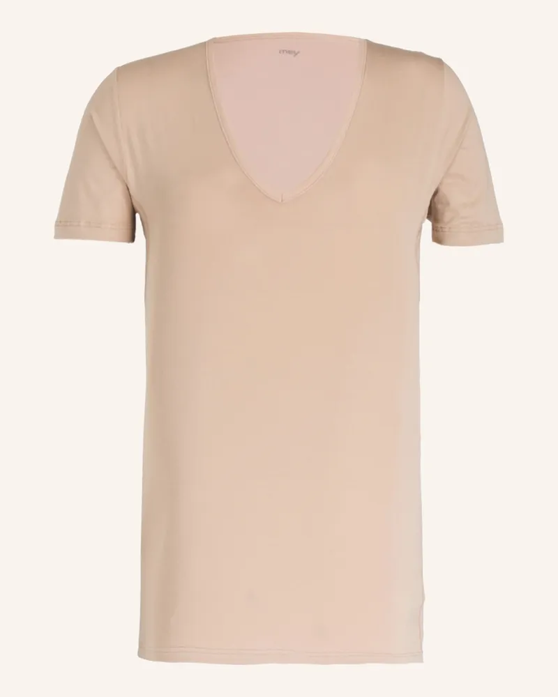 Mey V-Shirt Serie DRY COTTON Nude