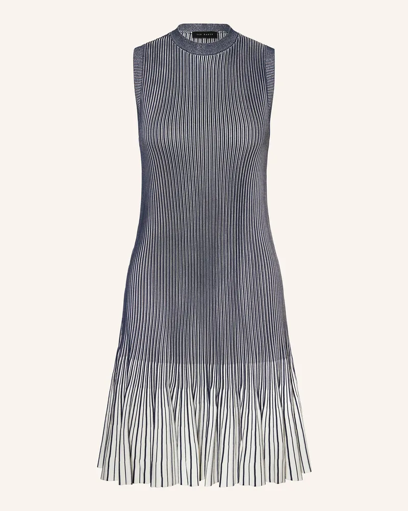 Ted Baker Strickkleid LILYO mit Plissees Dunkelblau