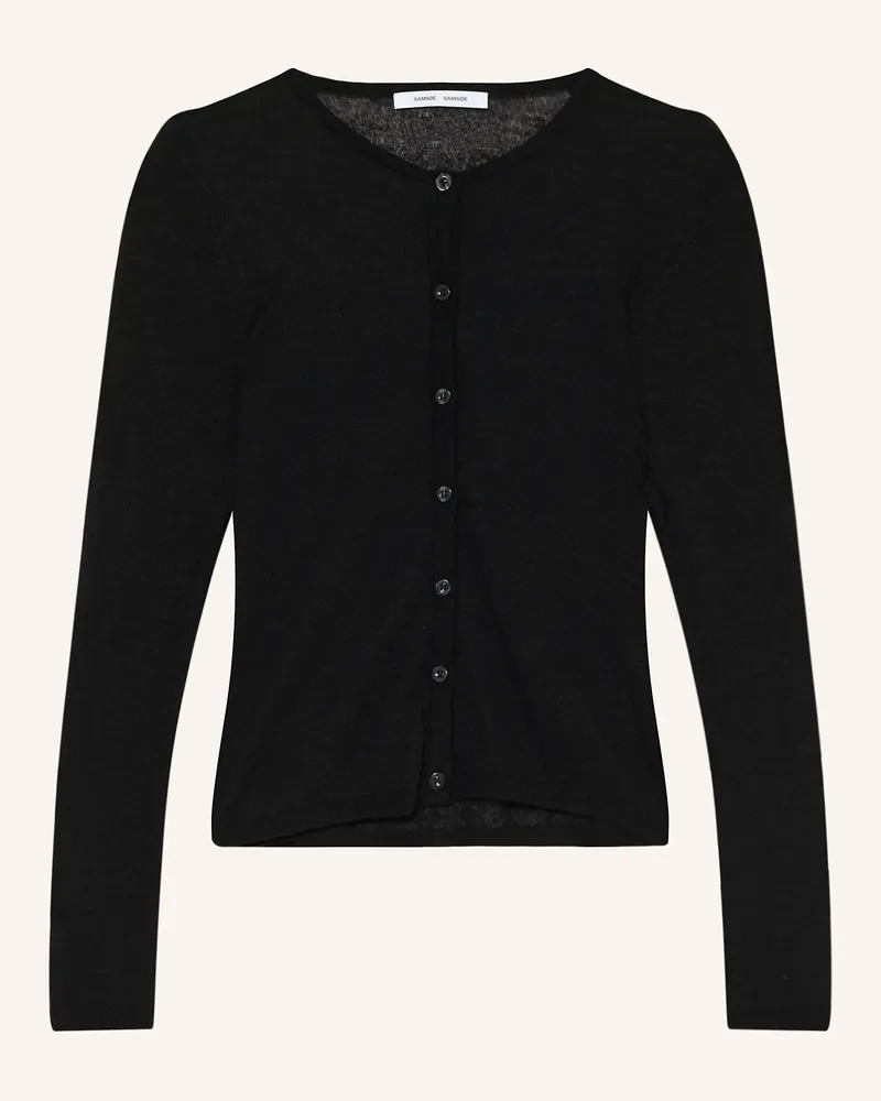 Samsøe & Samsøe Strickjacke SAROSE Schwarz