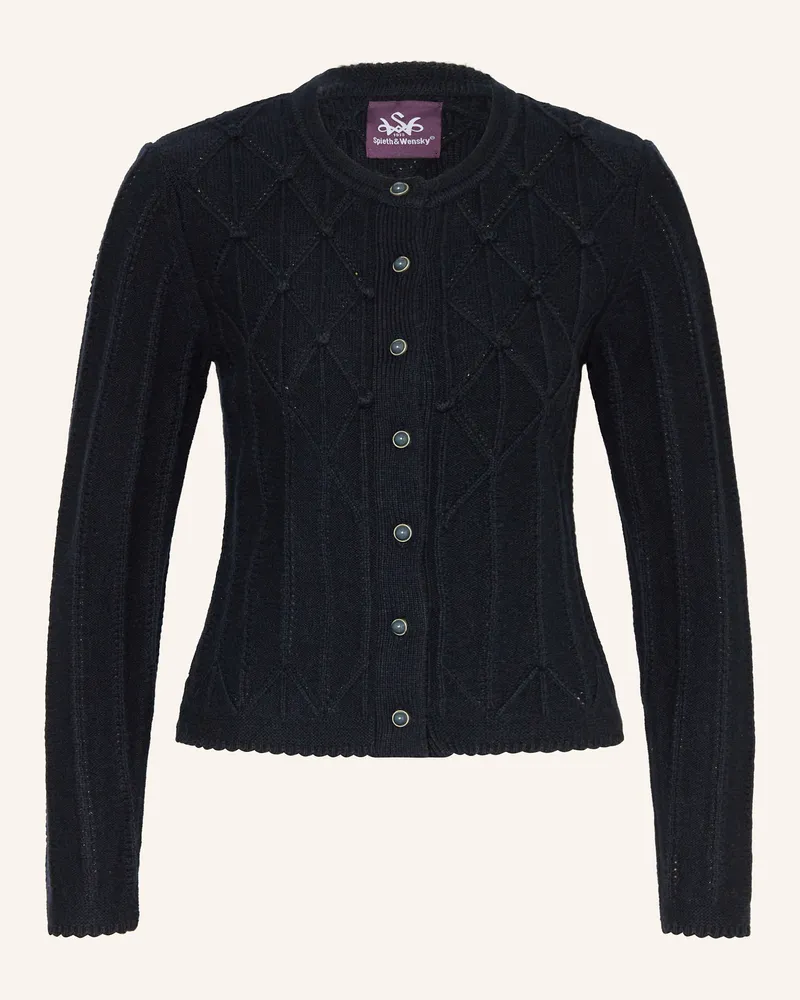 Spieth & Wensky Strickjanker Funkie blau Dunkelblau