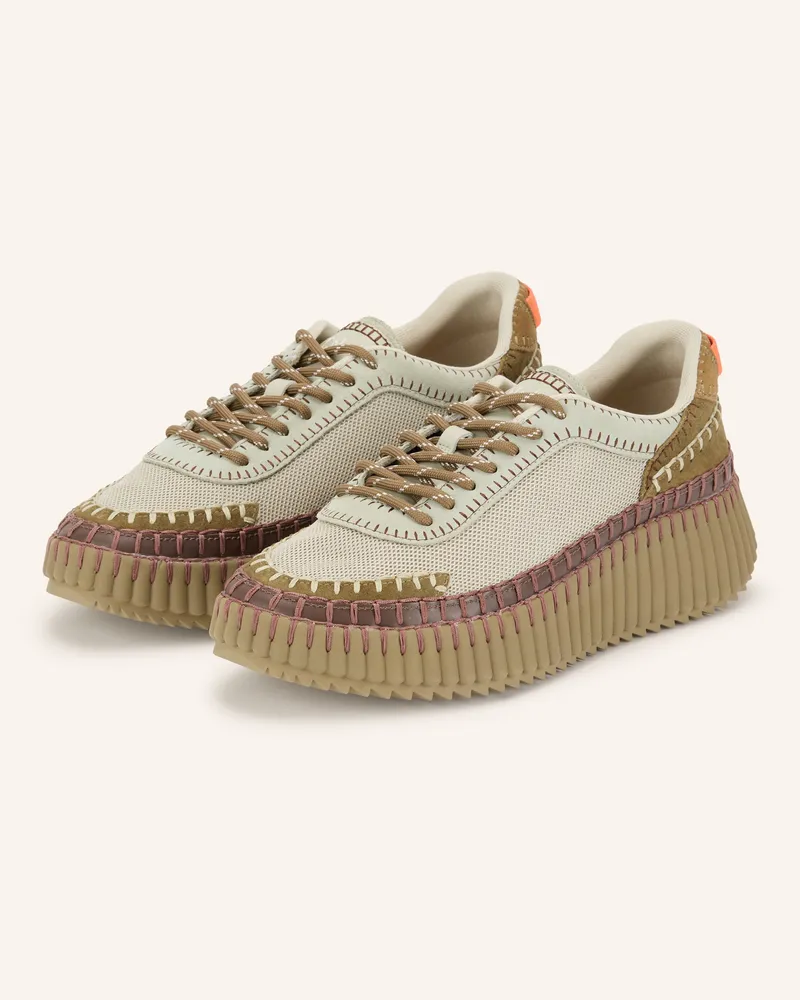 Chloé Sneaker Nama gruen 23q
