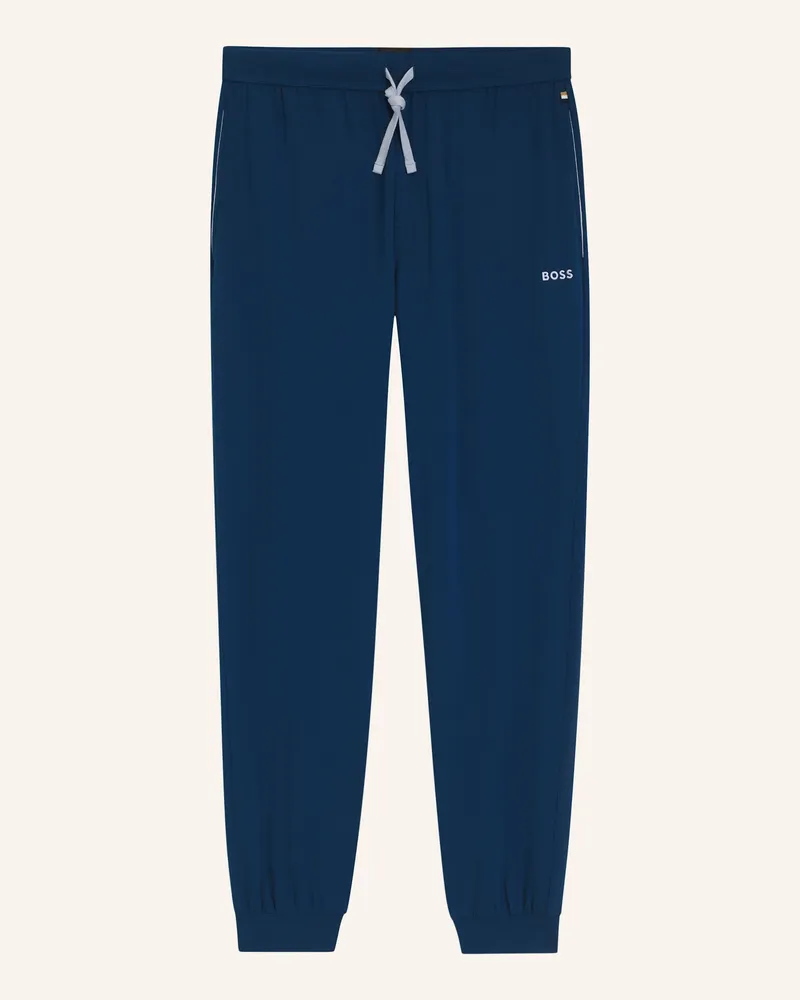HUGO BOSS Lounge-Hose Mix&Match blau Türkis