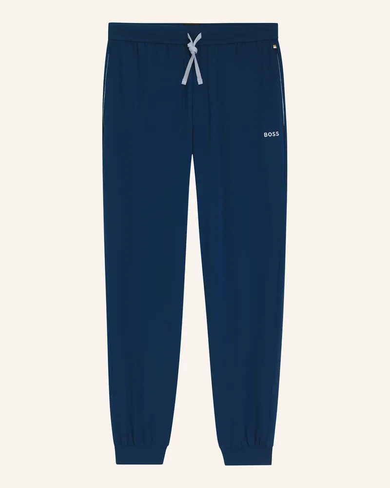 HUGO BOSS Lounge-Hose Mix&Match blau Türkis