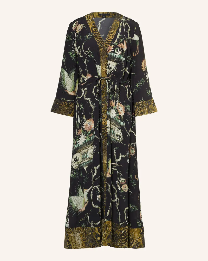 AllSaints Kleid Diana Mit 3/4-Arm gruen Grün