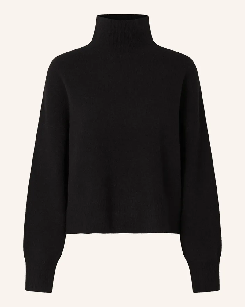 Samsøe & Samsøe Rollkragenpullover NOLA mit Alpaka Schwarz