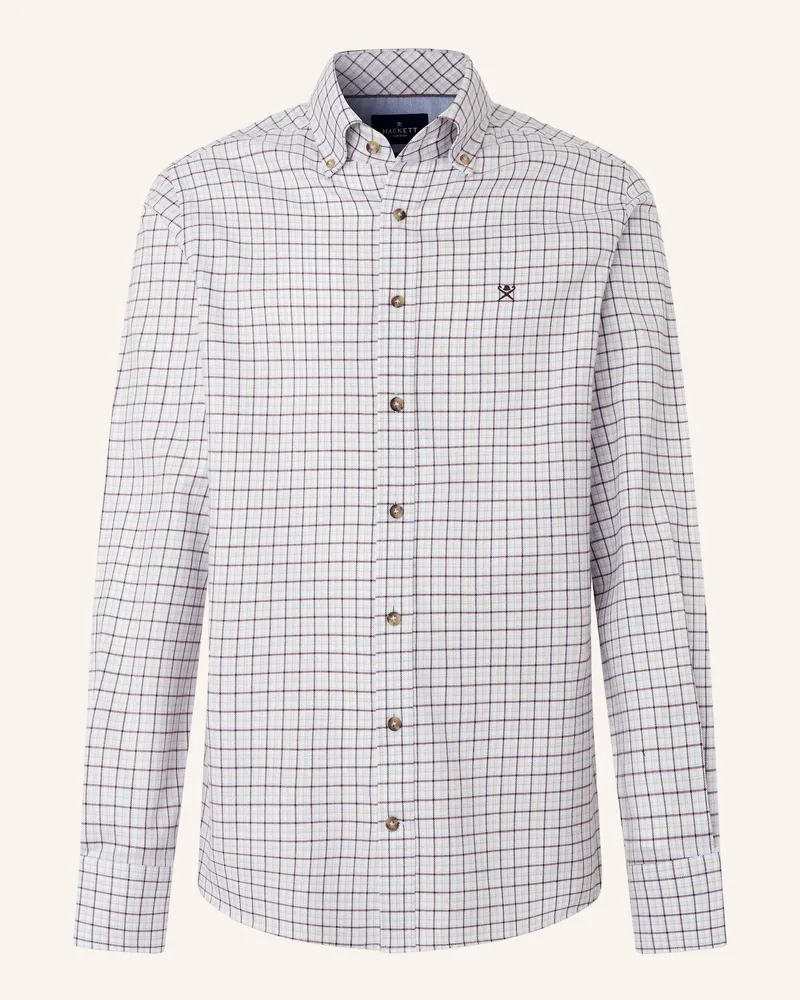 Hackett Freizeithemd Flannel Check braun Braun