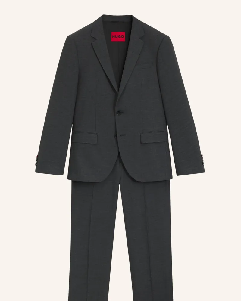 HUGO BOSS Business Anzug HENRY/GETLIN232X Slim Fit Grau