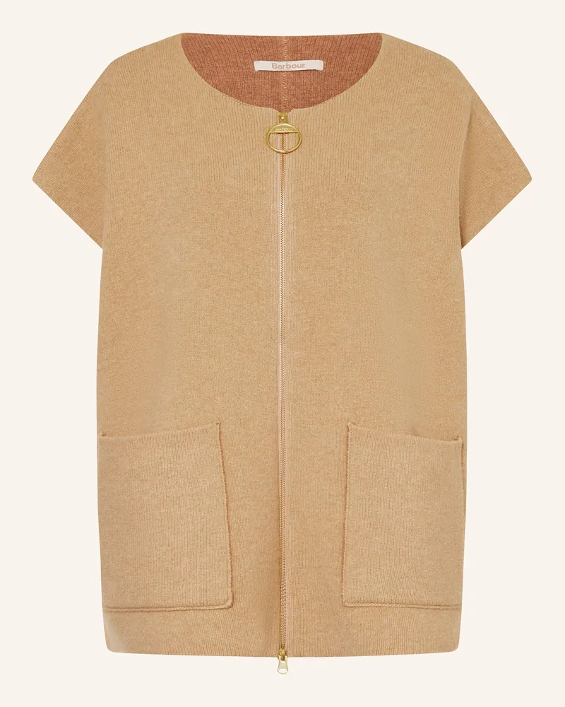 Barbour Strickjacke MARTHA Hellbraun
