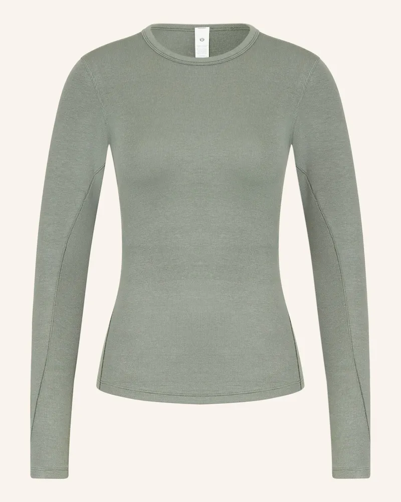 LULULEMON Longsleeve Hold Tight gruen Grün