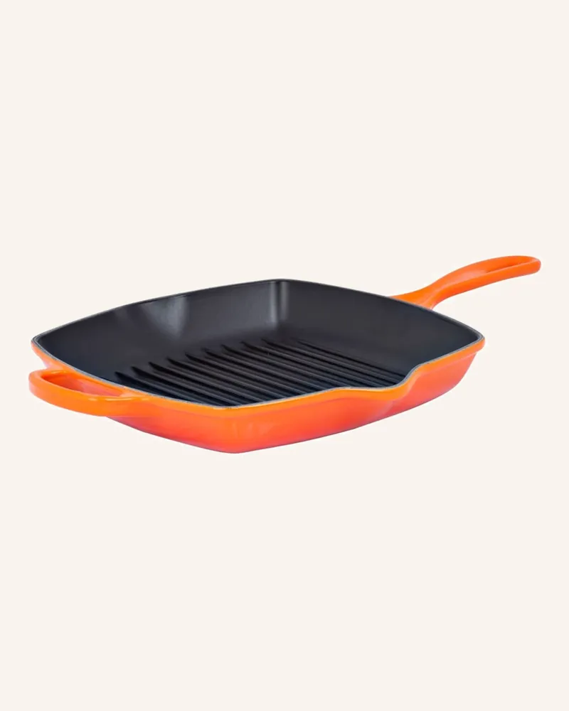 Le Creuset Grillpfanne Signature orange 214