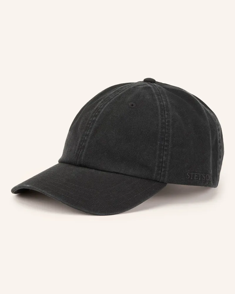 Stetson Cap schwarz Schwarz
