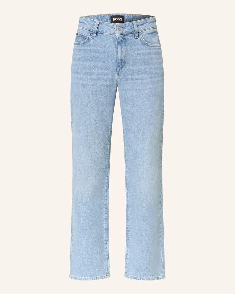 HUGO BOSS Straight Jeans Parkway Slim Fit blau 422