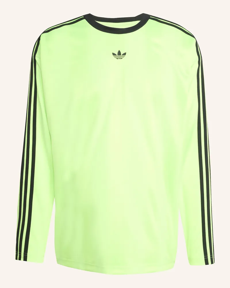 adidas ADIDAS ADICOLOR JACQUARD LONG-SLEEVE JERSEY Grün