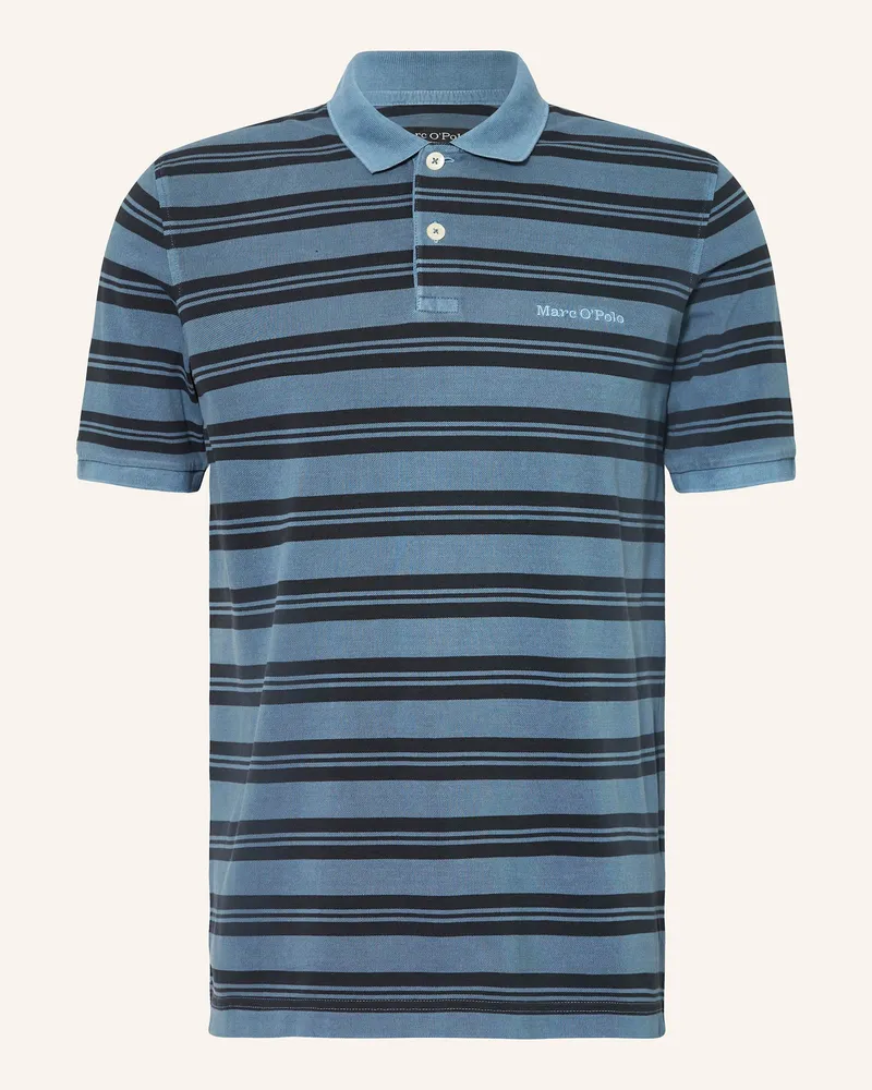 Marc O'Polo Piqué-Poloshirt Regular Fit Blau