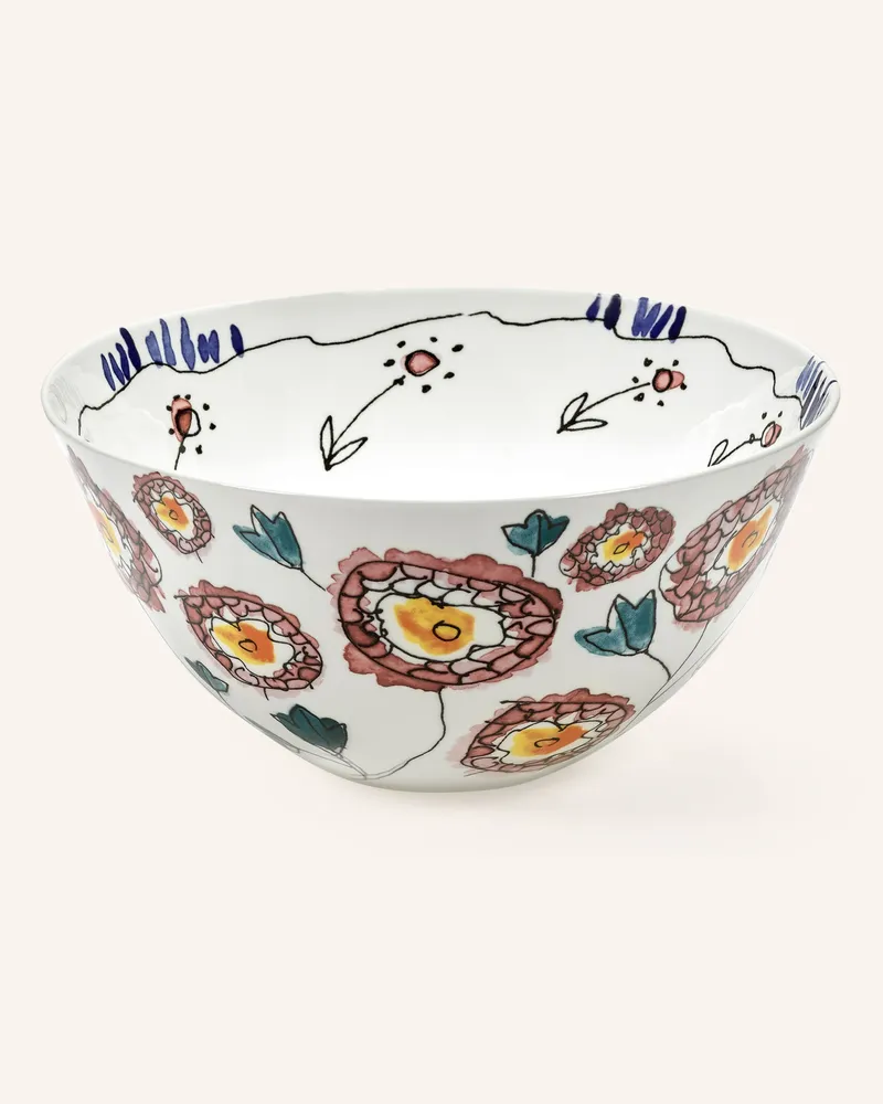 Serax Schale Anemone L weiss Weiss