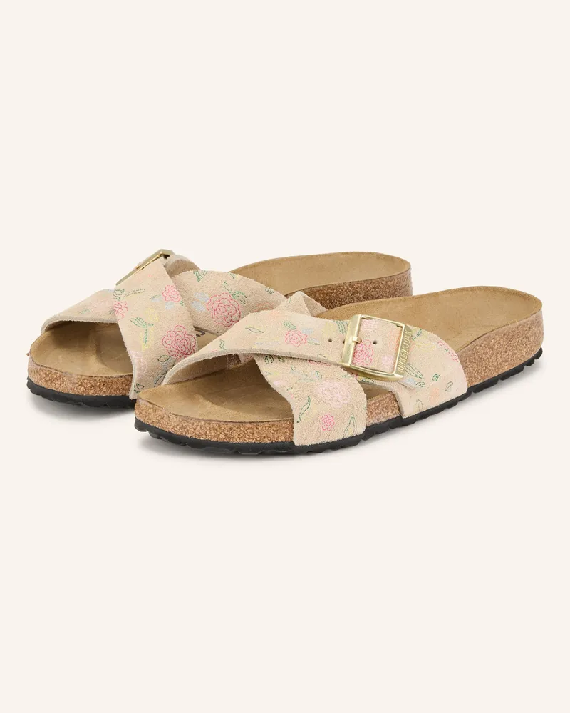 Birkenstock Pantoletten Siena beige Hellbraun