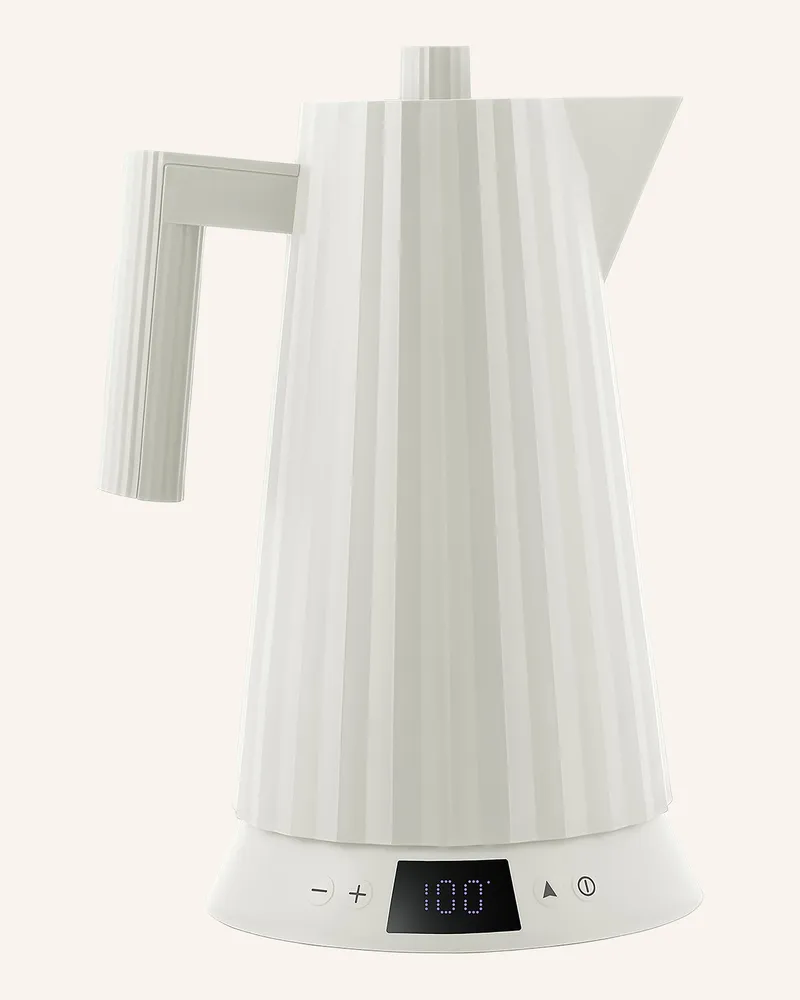 Alessi Wasserkocher PLISSÉ Weiss