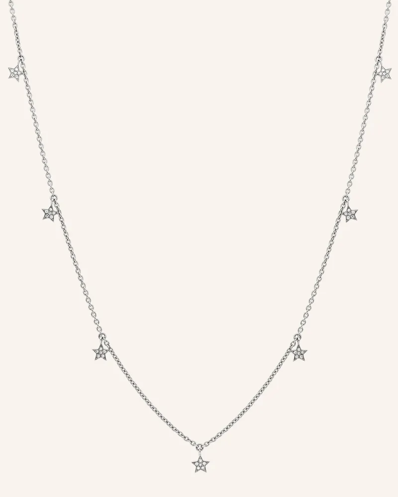 CADA Kette Stardust silber Weissgold