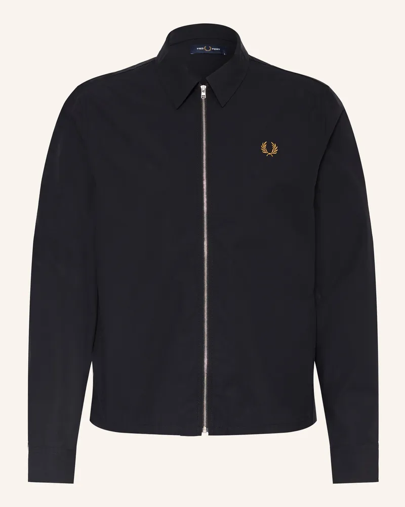 Fred Perry Overjacket schwarz Schwarz
