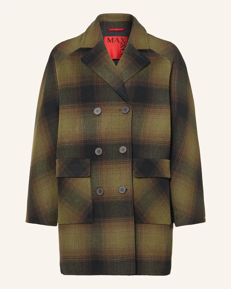 MAX&Co. Wollmantel Giuria gruen Oliv