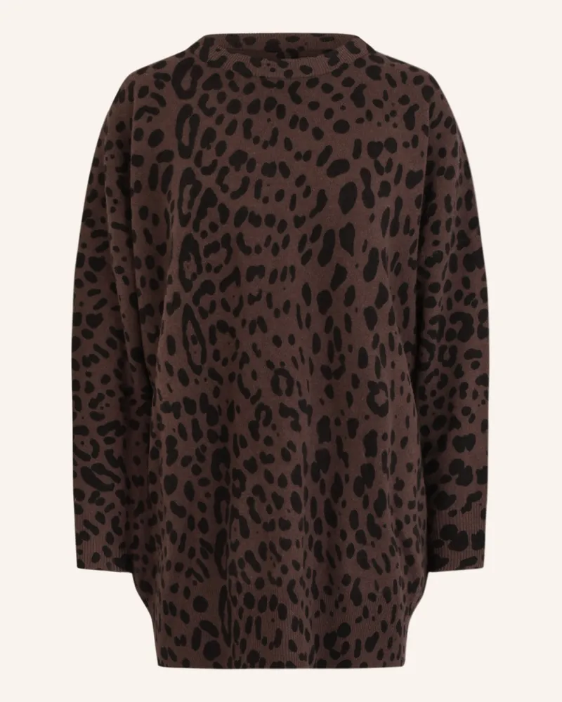 Apart Oversized Pullover schwarz Braun